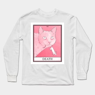 Death Cat Tarot Long Sleeve T-Shirt